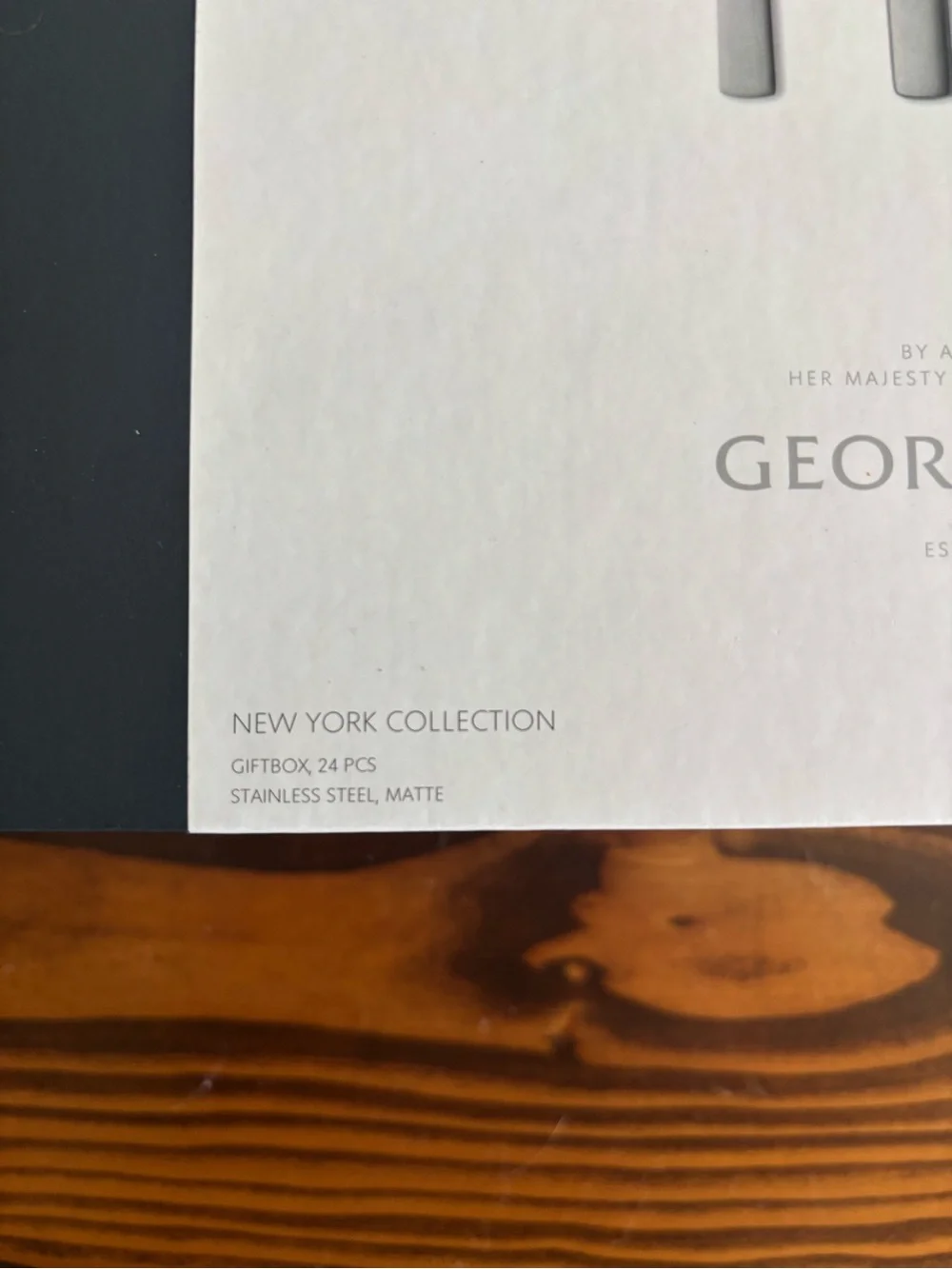 Georg Jensen Matte Gray Flatware Collection in Gray